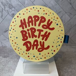 Happy Birthday Cake Gift Card Holder Box